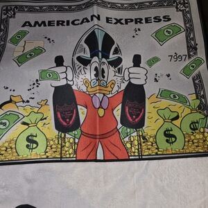 American Express Scrooge Big Bank Tapestry Accent Rug